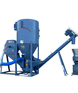 500-1000kg/h pig chicken sheep cattle feed pellet mill production line