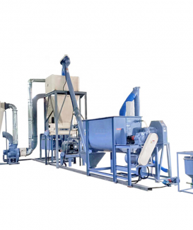 1-2t/h animal poultry pellet feed production line plant pellet mill